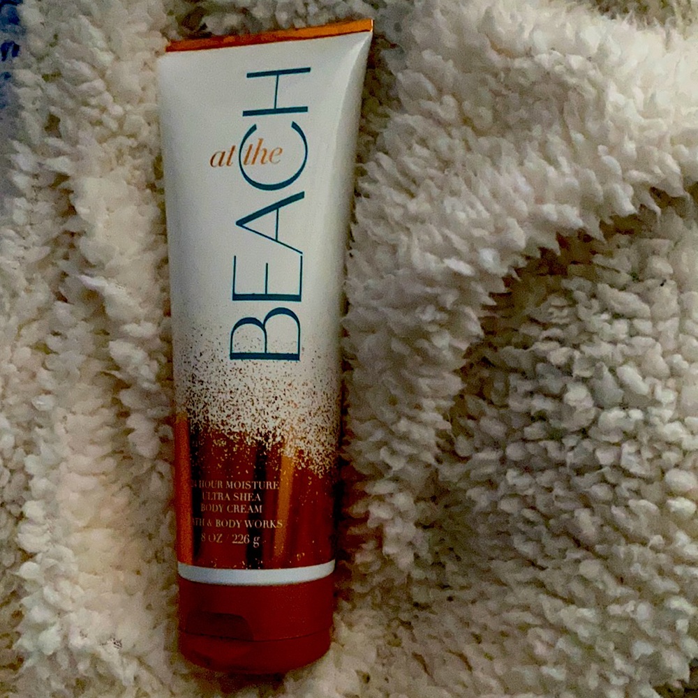 At the beach lotion